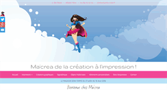 Desktop Screenshot of ma-crea.fr